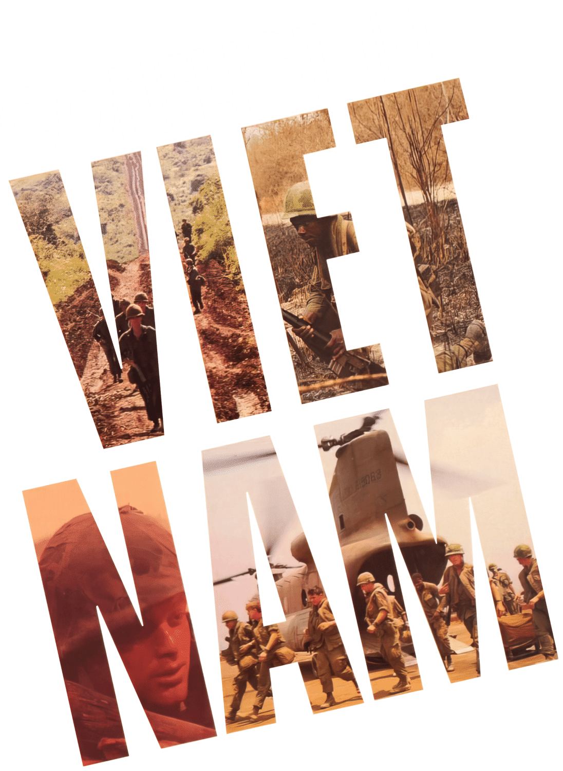Conflict in Vietnam logo for Commodore 64